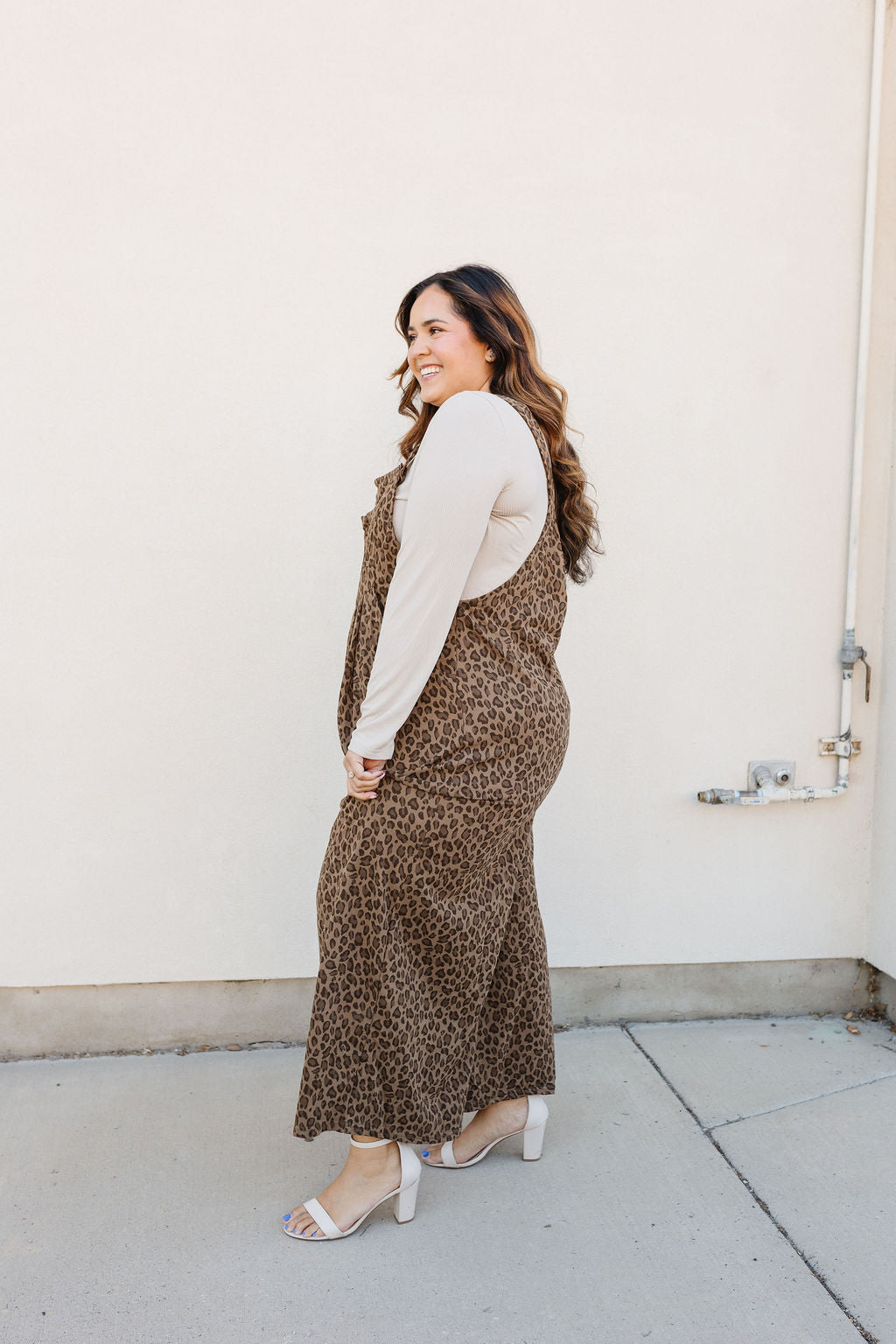 Chloe Animal Print Overalls