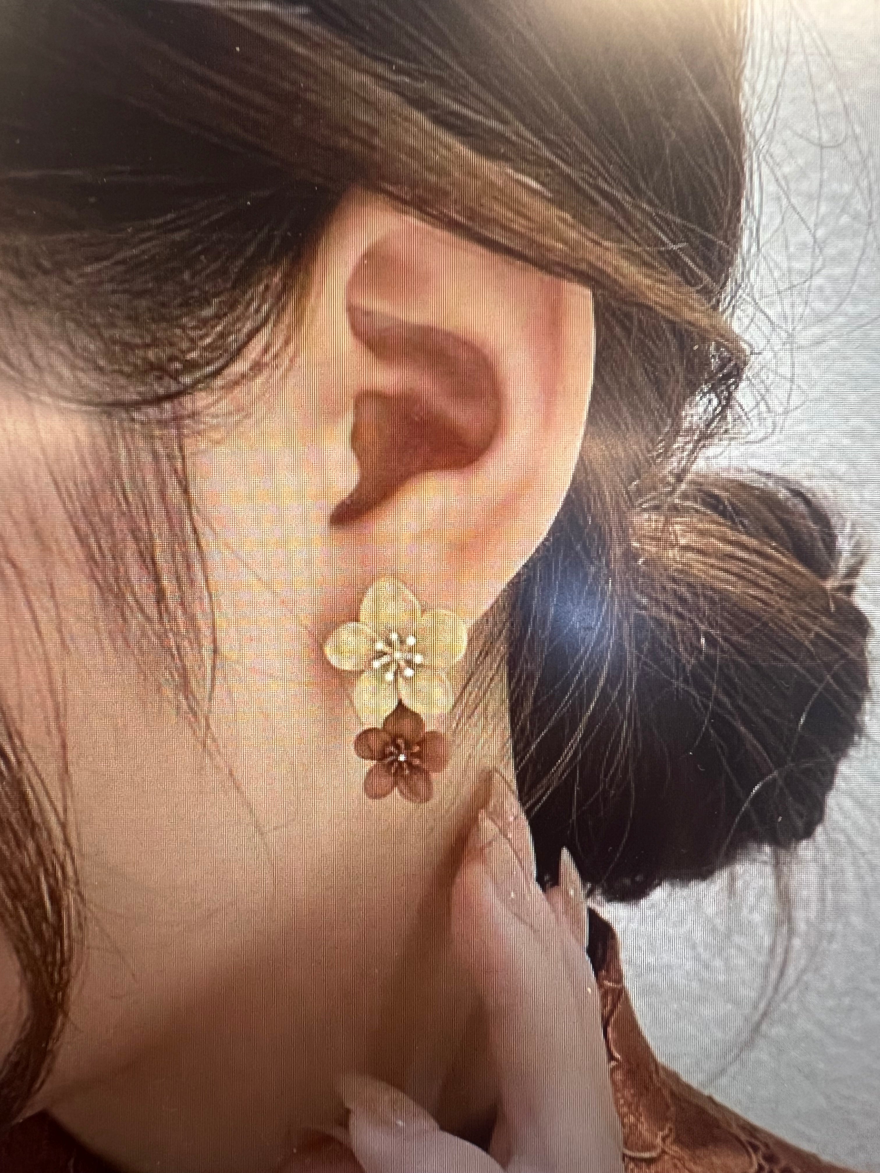 Fall Flower Earrings