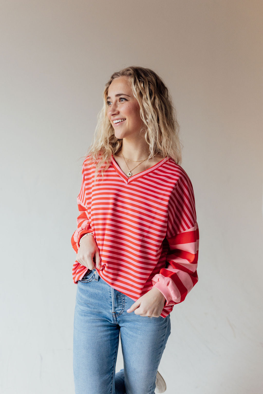 Sunday Striped Top *Final Sale* S Only