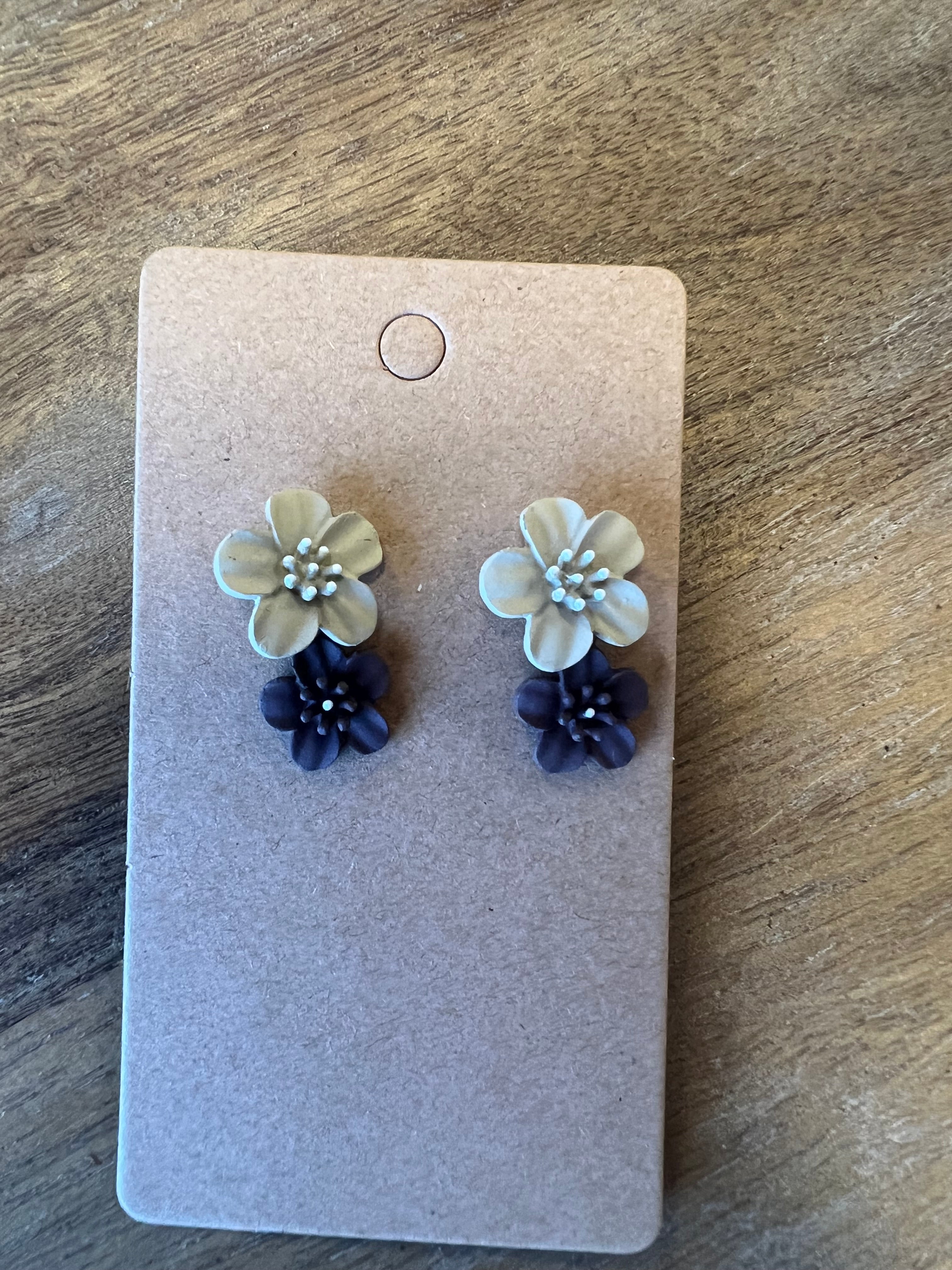 Fall Flower Earrings