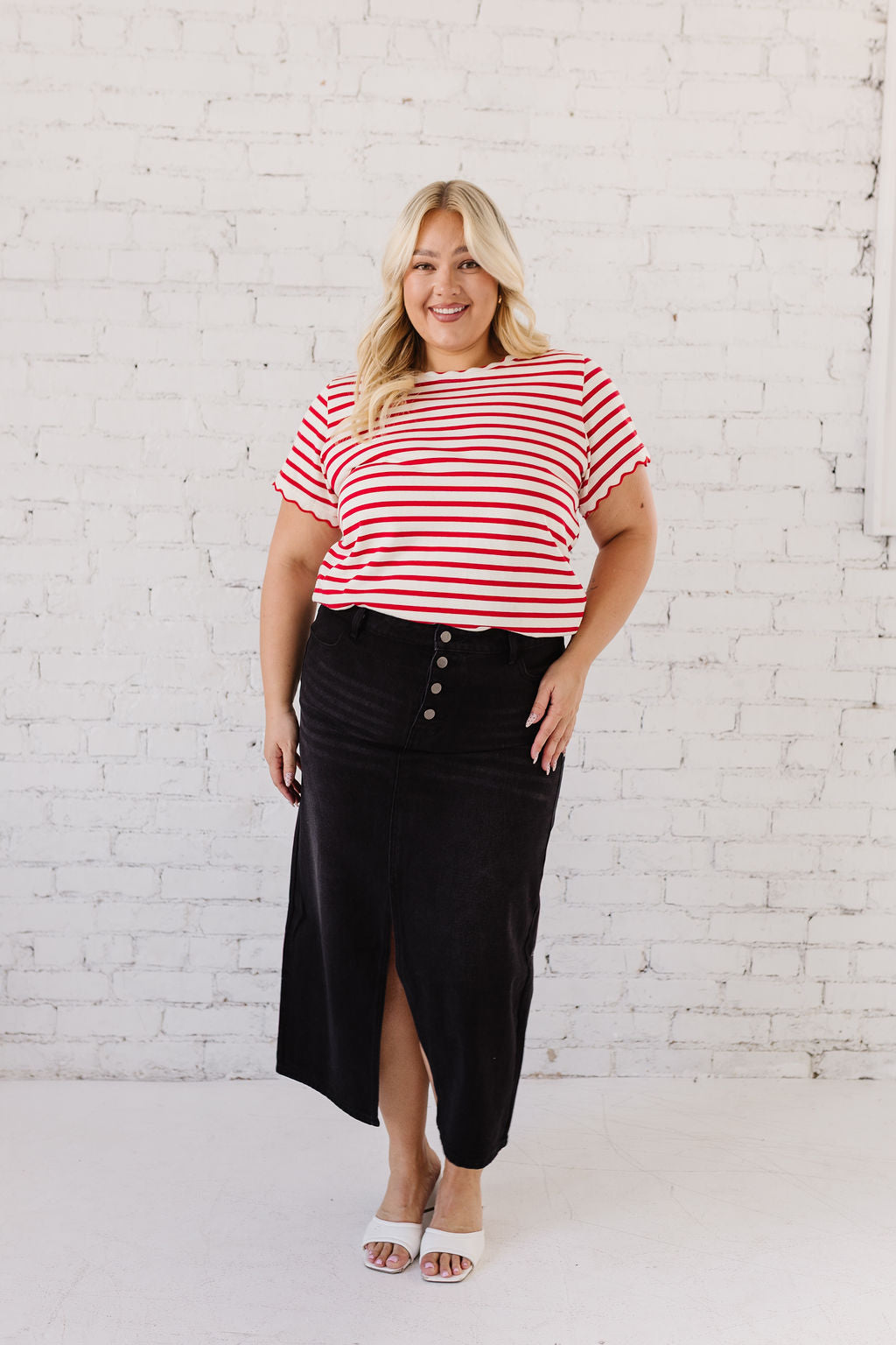 Penny Maxi Denim Skirt*ALL SALES FINAL*