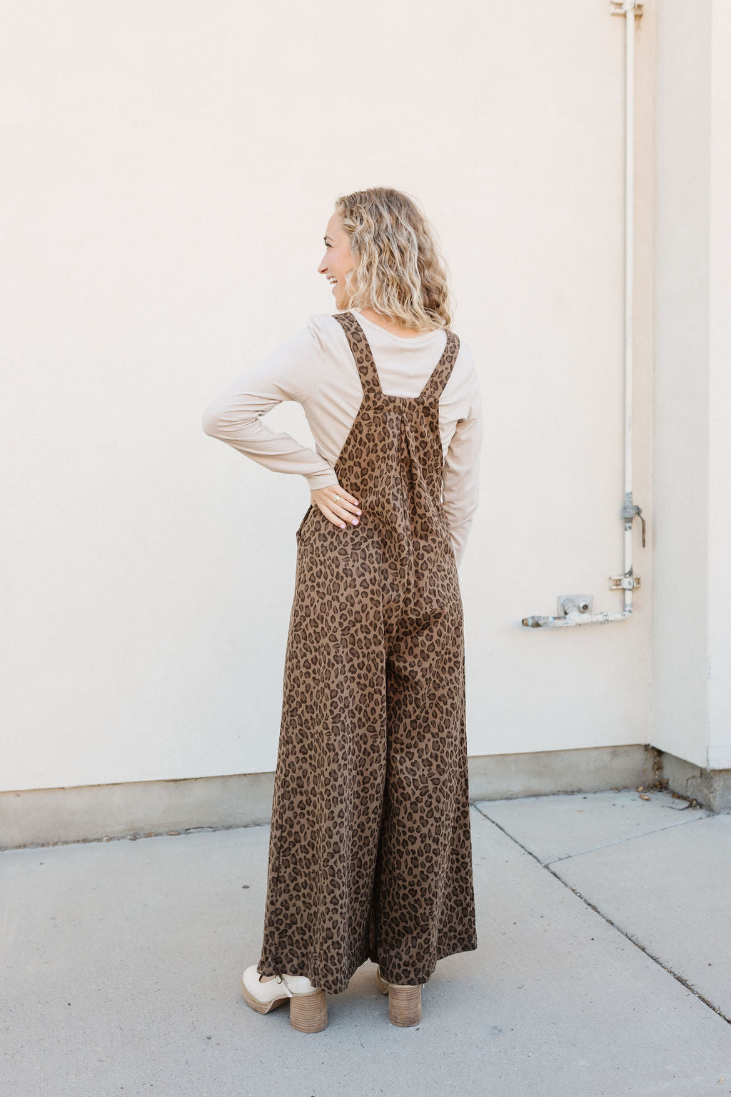 Chloe Animal Print Overalls