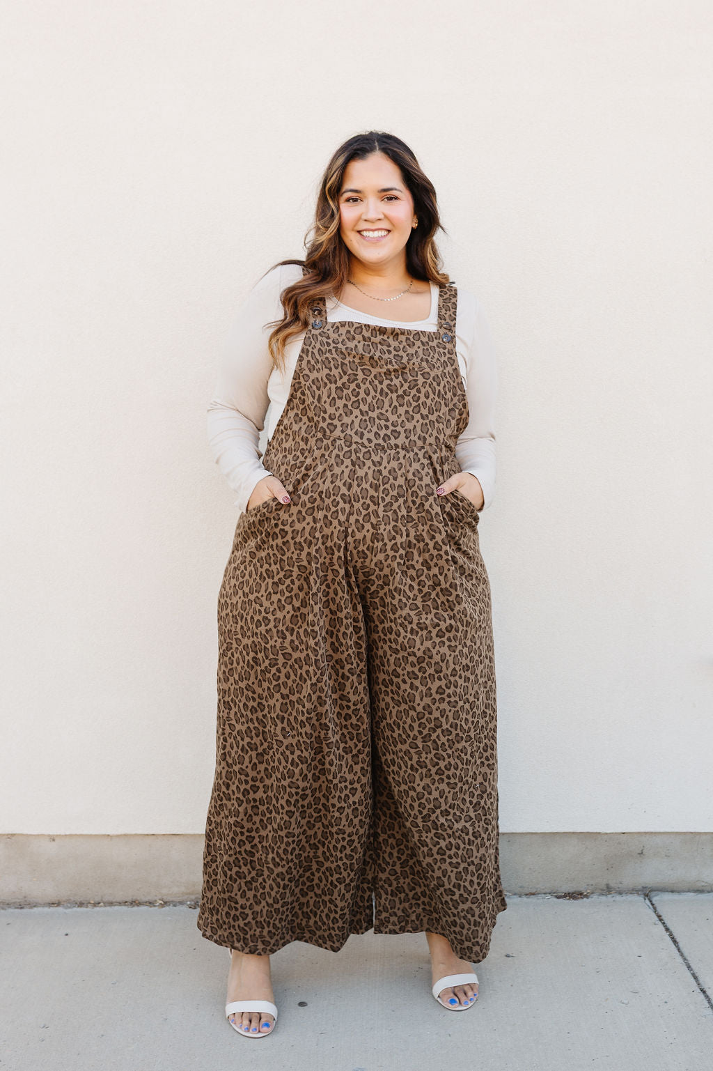 Chloe Animal Print Overalls