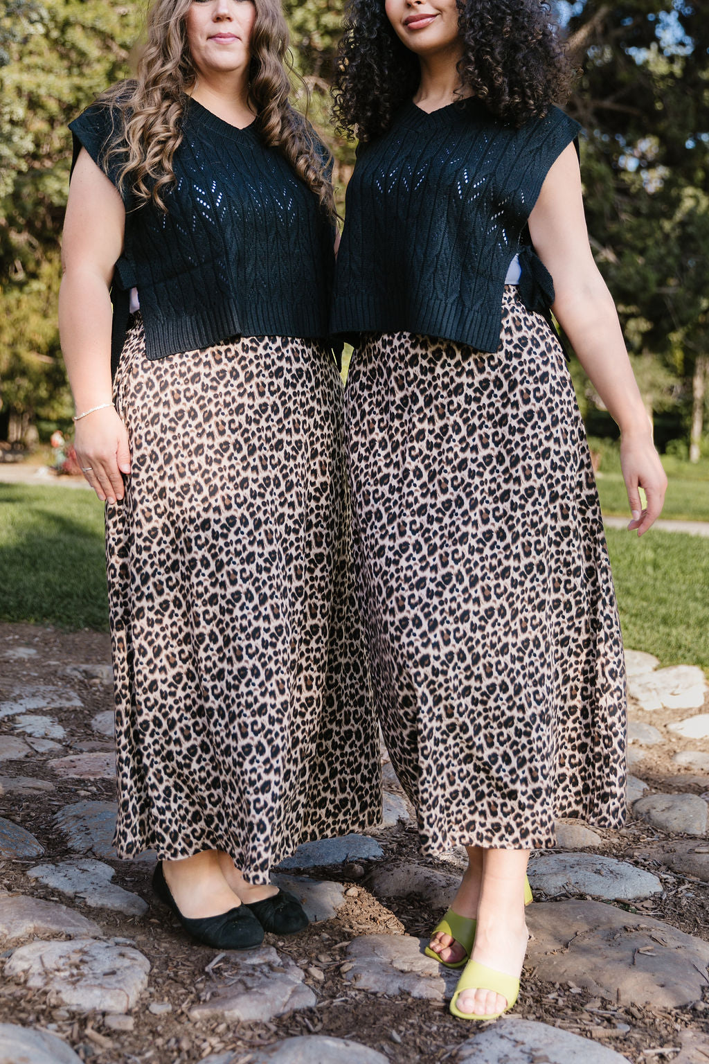 Leopard Slip Skirt