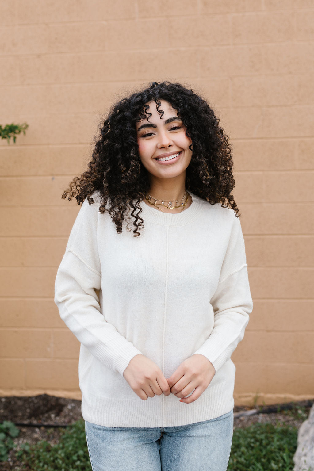 Romy Sweater (Cream) *ALL SALES FINAL*